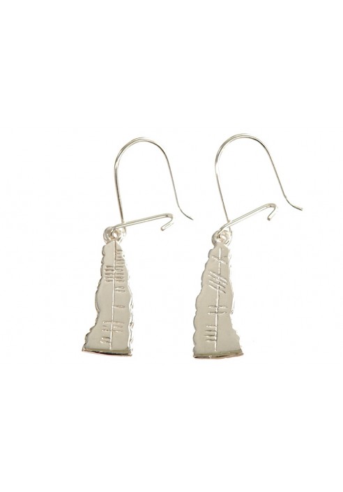 PERSONALIZED OGHAM EARRINGS